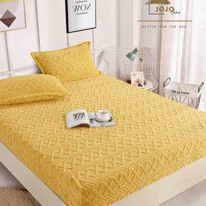 Husa cu Elastic Cocolino Tricot 180x200 cm + 2 fete de perna 50x70 cm