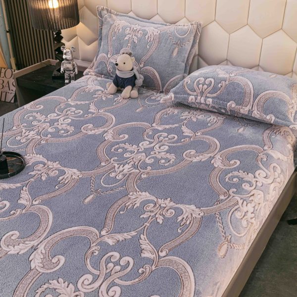 Husa cu Elastic Cocolino 180x200 cm + 2 fete de perna 50x70 cm - imagine 2