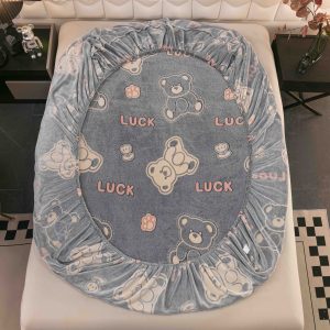 Husa cu Elastic Cocolino 180x200 cm + 2 fete de perna 50x70 cm - imagine 1