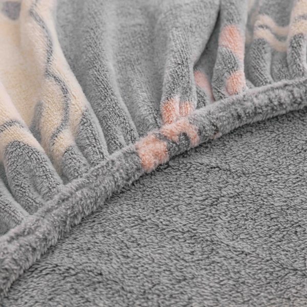 Husa cu Elastic Cocolino 180x200 cm + 2 fete de perna 50x70 cm - imagine 2