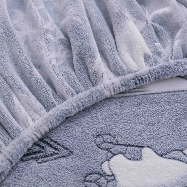 Husa cu Elastic Cocolino 180x200 cm + 2 fete de perna 50x70 cm - imagine 2