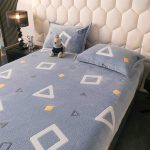 Husa cu Elastic Cocolino 180x200 cm + 2 fete de perna 50x70 cm - imagine 1