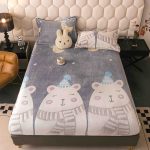 Husa cu Elastic Cocolino 180x200 cm + 2 fete de perna 50x70 cm