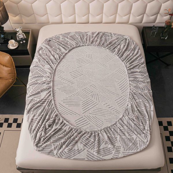 Husa cu Elastic Cocolino 180x200 cm + 2 fete de perna 50x70 cm - imagine 2