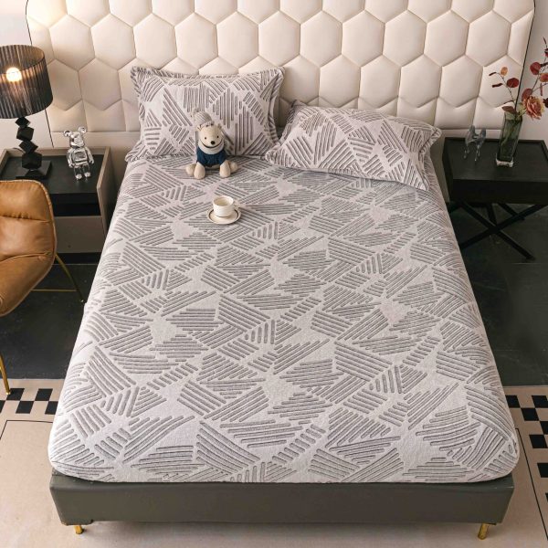 Husa cu Elastic Cocolino 180x200 cm + 2 fete de perna 50x70 cm