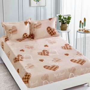 Husa cu Elastic Cocolino 180x200 cm + 2 fete de perna 50x70 cm