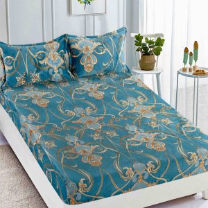 Husa cu Elastic Cocolino 180x200 cm + 2 fete de perna 50x70 cm