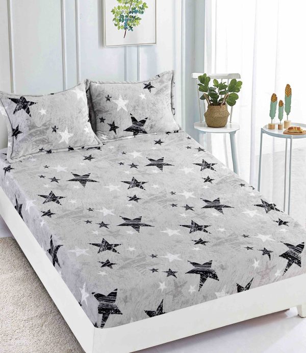 Husa cu Elastic Cocolino 180x200 cm + 2 fete de perna 50x70 cm