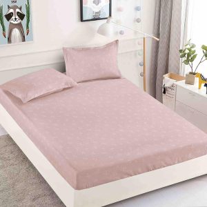 Husă Pat 180x200 cm Cu Elastic + 2 Fețe de Pernă - Bumbac Finet