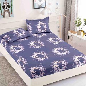 Husă Pat 180x200 cm Cu Elastic + 2 Fețe de Pernă - Bumbac Finet