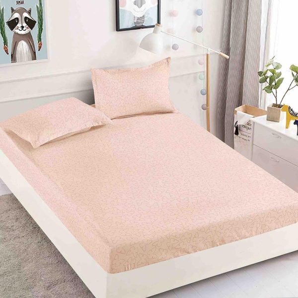 JOJHP06 Husă Pat 180x200 cm Cu Elastic + 2 Fețe de Pernă - Bumbac Finet