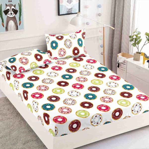 Husă Pat 180x200 cm Cu Elastic + 2 Fețe de Pernă - Bumbac Finet