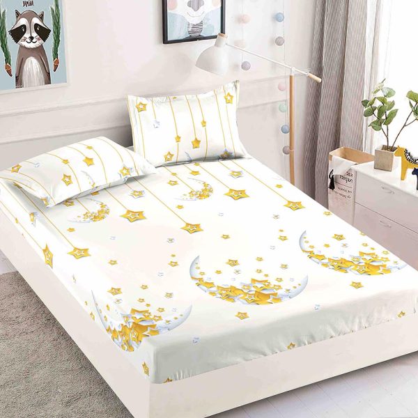 Husă Pat 180x200 cm Cu Elastic + 2 Fețe de Pernă - Bumbac Finet