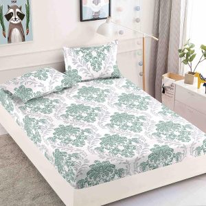 Husă Pat 180x200 cm Cu Elastic + 2 Fețe de Pernă - Bumbac Finet