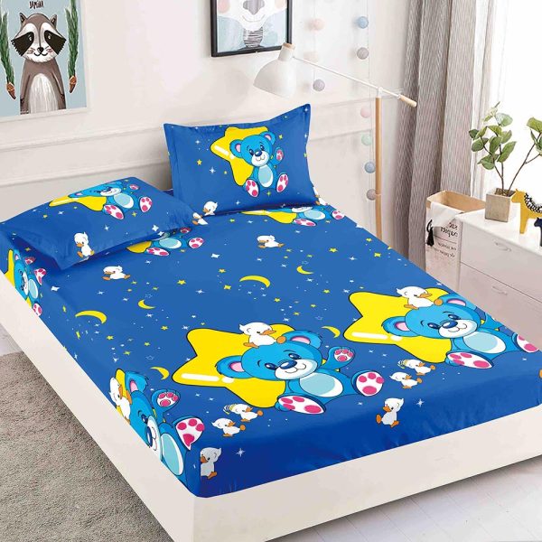 Husă Pat 180x200 cm Cu Elastic + 2 Fețe de Pernă - Bumbac Finet