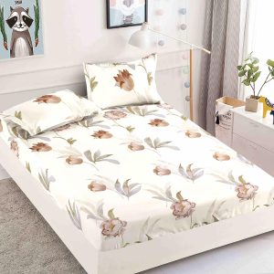 Husă Pat 180x200 cm Cu Elastic + 2 Fețe de Pernă - Bumbac Finet