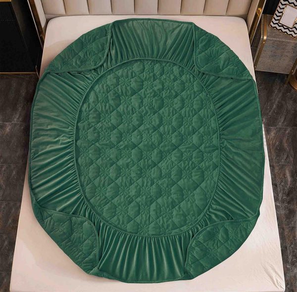 Husă Pat cu Elastic 140x200 cm tip Topper + 2 Fețe de Pernă 50x70 cm - imagine 2