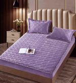 Husă Pat cu Elastic 140x200 cm tip Topper + 2 Fețe de Pernă 50x70 cm - imagine 1