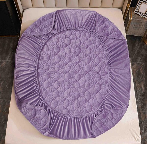 Husă Pat cu Elastic 140x200 cm tip Topper + 2 Fețe de Pernă 50x70 cm - imagine 2