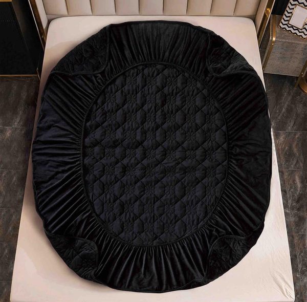 Husă Pat cu Elastic 140x200 cm tip Topper + 2 Fețe de Pernă 50x70 cm - imagine 3