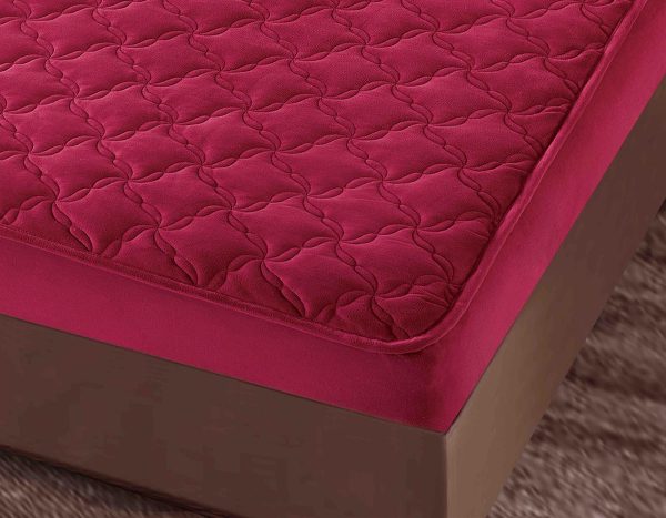 Husă Pat cu Elastic 140x200 cm tip Topper + 2 Fețe de Pernă 50x70 cm - imagine 2