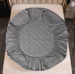 Husă Pat cu Elastic 160x200 cm tip Topper + 2 Fețe de Pernă 50x70 cm - imagine 1