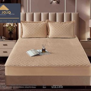 Husă Pat cu Elastic 180x200 cm tip Topper + 2 Fețe de Pernă 50x70 cm