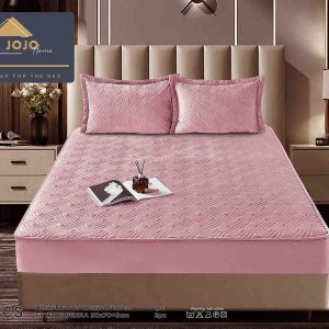 Husă Pat cu Elastic 180x200 cm tip Topper + 2 Fețe de Pernă 50x70 cm