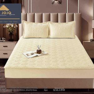 Husă Pat cu Elastic 180x200 cm tip Topper + 2 Fețe de Pernă 50x70 cm