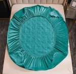 Husă Pat cu Elastic 180x200 cm tip Topper + 2 Fețe de Pernă 50x70 cm - imagine 2