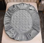 Husă Pat cu Elastic 180x200 cm tip Topper + 2 Fețe de Pernă 50x70 cm - imagine 2