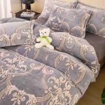 Lenjerie Pat Dublu cu Elastic Cocolino Pufoasa 4 Piese - imagine 1