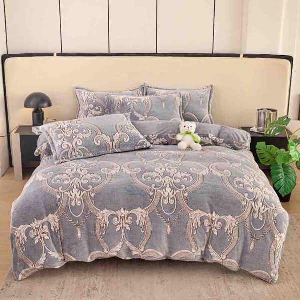 Lenjerie Pat Dublu cu Elastic Cocolino Pufoasa 4 Piese