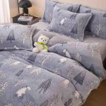 Lenjerie Pat Dublu cu Elastic Cocolino Pufoasa 4 Piese - imagine 2