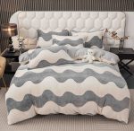 Lenjerie Pat Dublu cu Elastic Cocolino Pufoasa 4 Piese