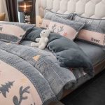 Lenjerie Pat Dublu cu Elastic Cocolino Pufoasa 4 Piese - imagine 1