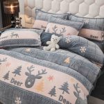 Lenjerie Pat Dublu cu Elastic Cocolino Pufoasa 4 Piese - imagine 2