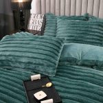 Lenjerie Pat Dublu cu Elastic Cocolino Pufoasa 4 Piese Stripes