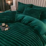 Lenjerie Pat Dublu cu Elastic Cocolino Pufoasa 4 Piese Stripes