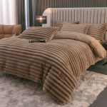 Lenjerie Pat Dublu cu Elastic Cocolino Pufoasa 4 Piese Stripes - imagine 2