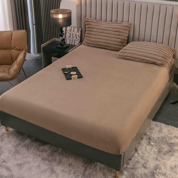 Lenjerie Pat Dublu cu Elastic Cocolino Pufoasa 4 Piese Stripes - imagine 3