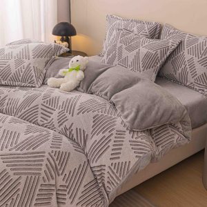 Lenjerie Pat Single Cocolino Pufoasa 4 Piese - imagine 1