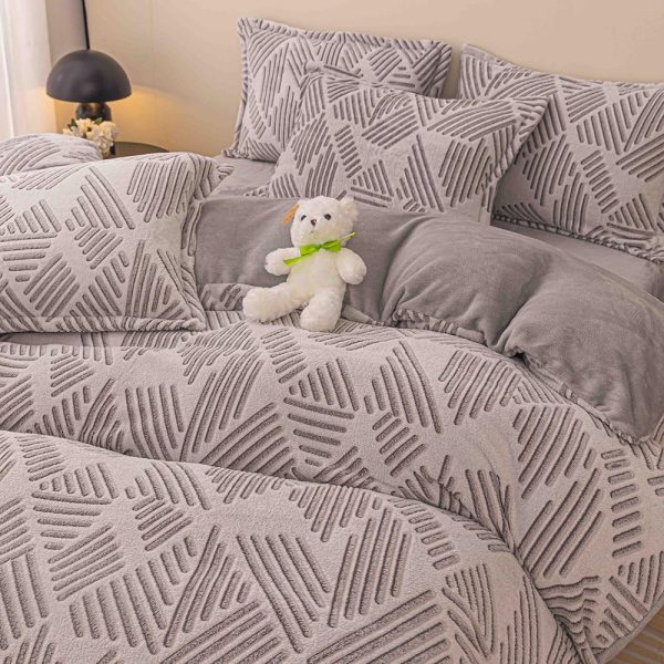 Lenjerie Pat Single Cocolino Pufoasa 4 Piese - imagine 2