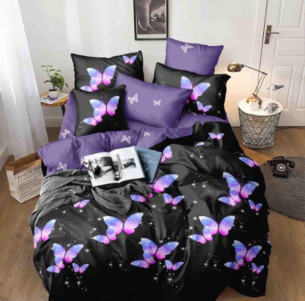 JOLFSI02 Lenjerie de Pat Single - Bumbac Finet 4 Piese