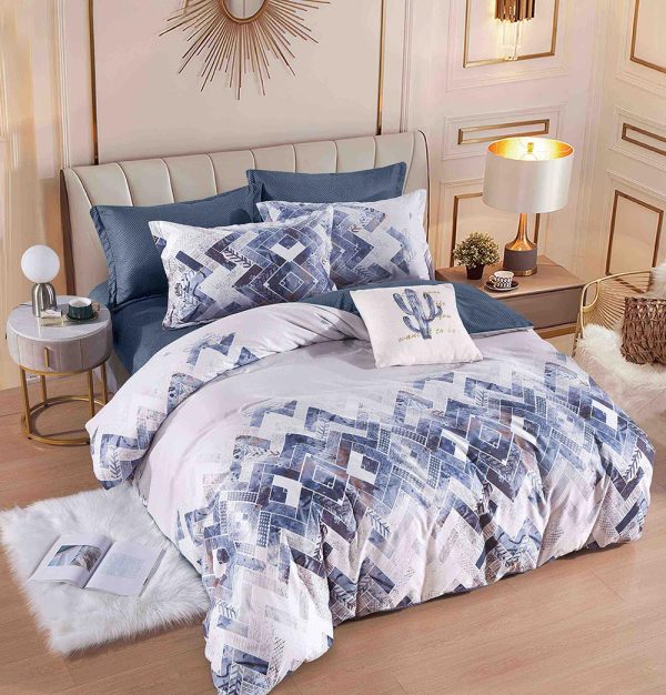 JOLFSI05 Lenjerie de Pat Single - Bumbac Finet 4 Piese