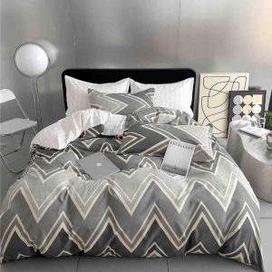 Lenjerie de Pat Single - Bumbac Finet 4 Piese