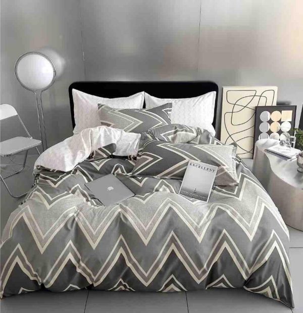 JOLFSI09 Lenjerie de Pat Single - Bumbac Finet 4 Piese