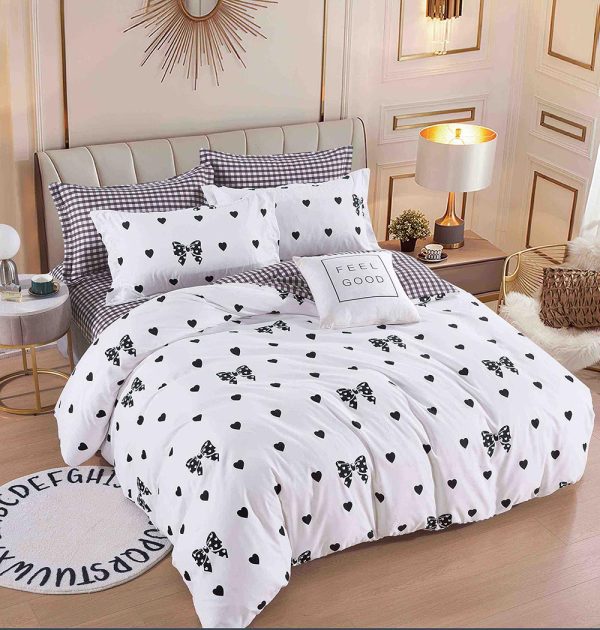 JOLFSI10 Lenjerie de Pat Single - Bumbac Finet 4 Piese