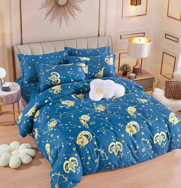 JOLFSI17 Lenjerie de Pat Single - Bumbac Finet 4 Piese