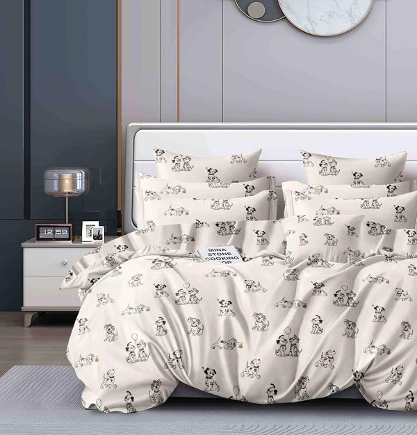 JOLFSI22 Lenjerie de Pat Single - Bumbac Finet 4 Piese